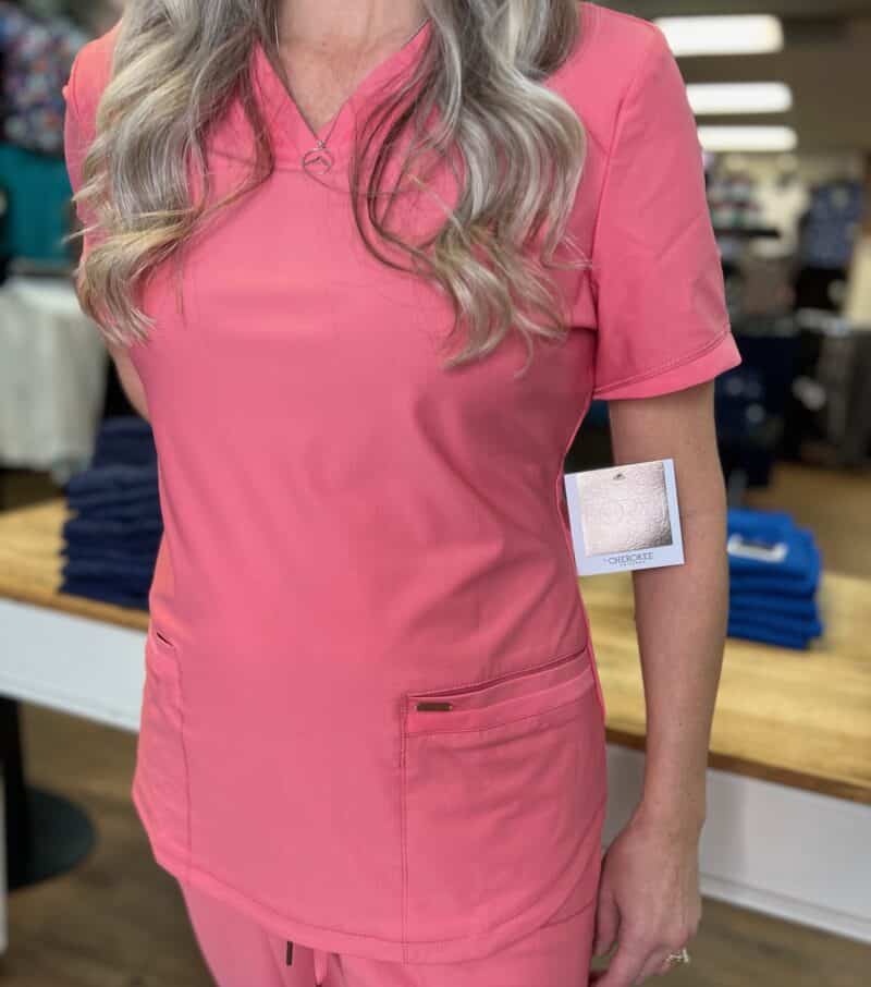 Cherokee FORM 360 V Neck 2 Pocket Top *Best Seller* - Image 17