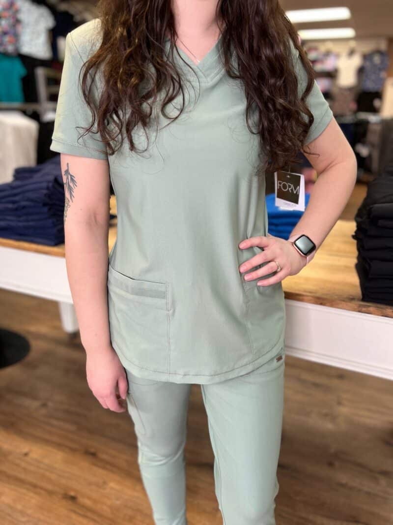 Cherokee FORM 360 V Neck 2 Pocket Top *Best Seller* - Image 16