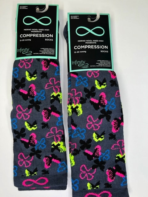 Butterfly Bloom Compression Socks