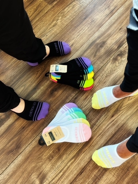 No Show Compression Socks with ARCH SUPPORT **5 Pair Pack** (Perfect to wear with Joggers, Shorts or Capris)