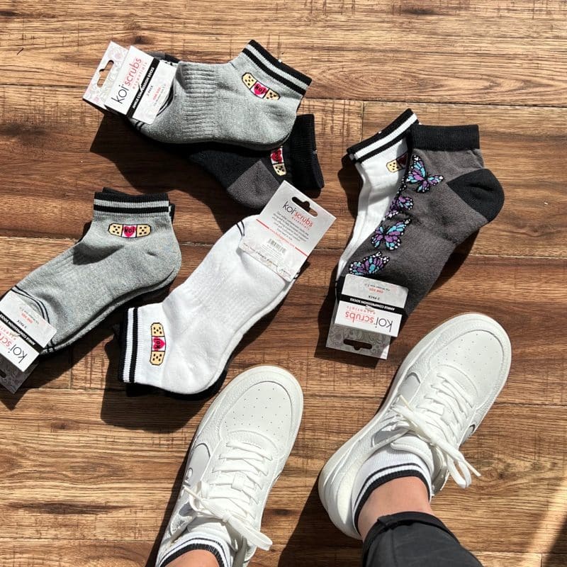 Koi Ankle Compression Socks (2-Pack) *Best Seller*