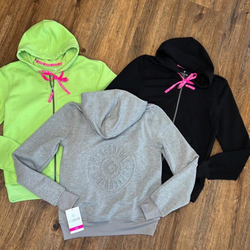 Med Couture Zip Front Hoodie