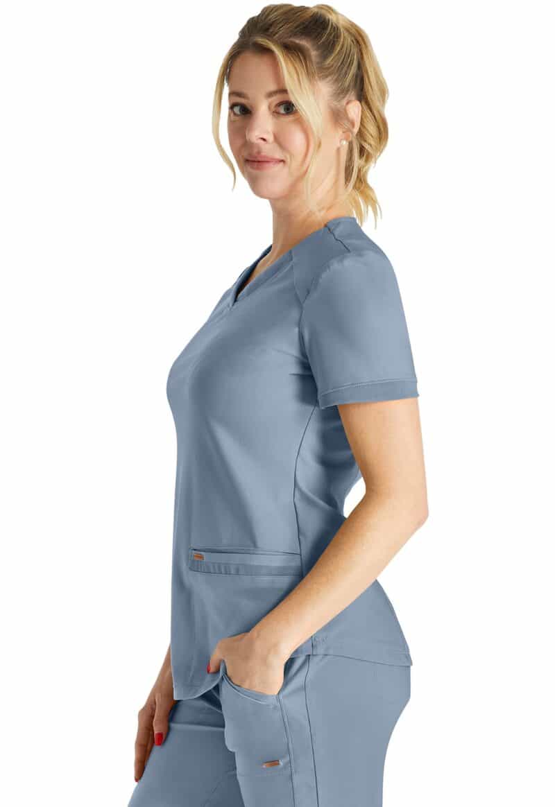 Cherokee FORM 360 V Neck 2 Pocket Top *Best Seller* - Image 25