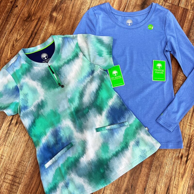Healing Hands Blurred Ikat Printed Top
