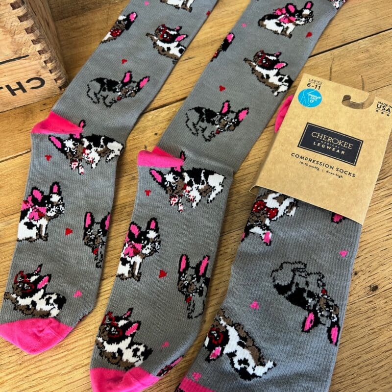 Frenchie Kiss Compression Socks