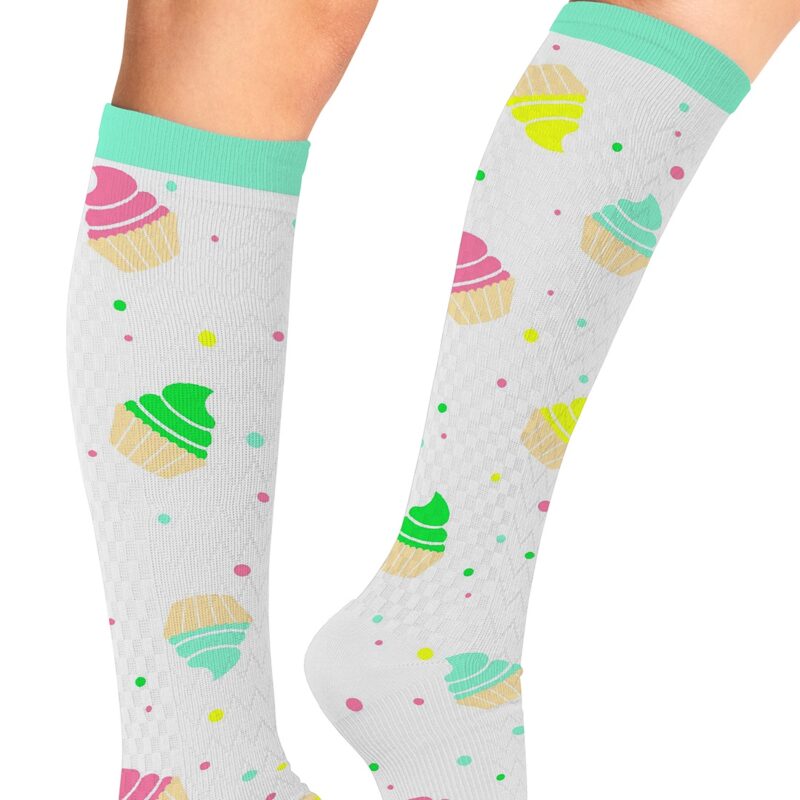 Cupcake Compression Socks