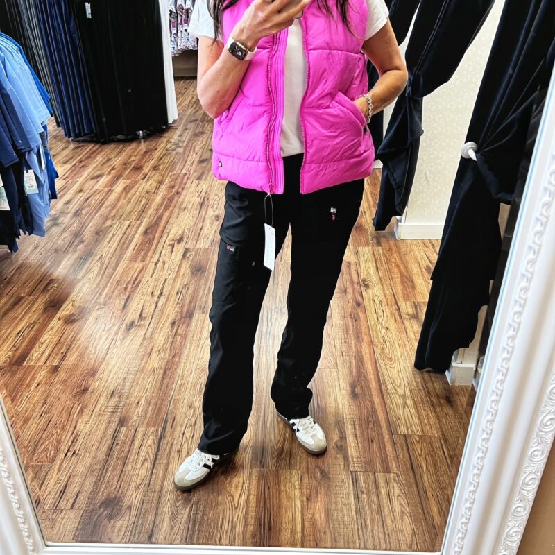 Koi Nula Vest in Hibiscus Pink