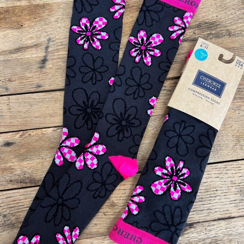 Flower Power Compression Socks