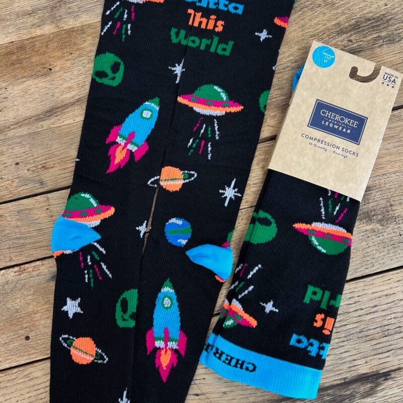 Outta This World Compression Socks