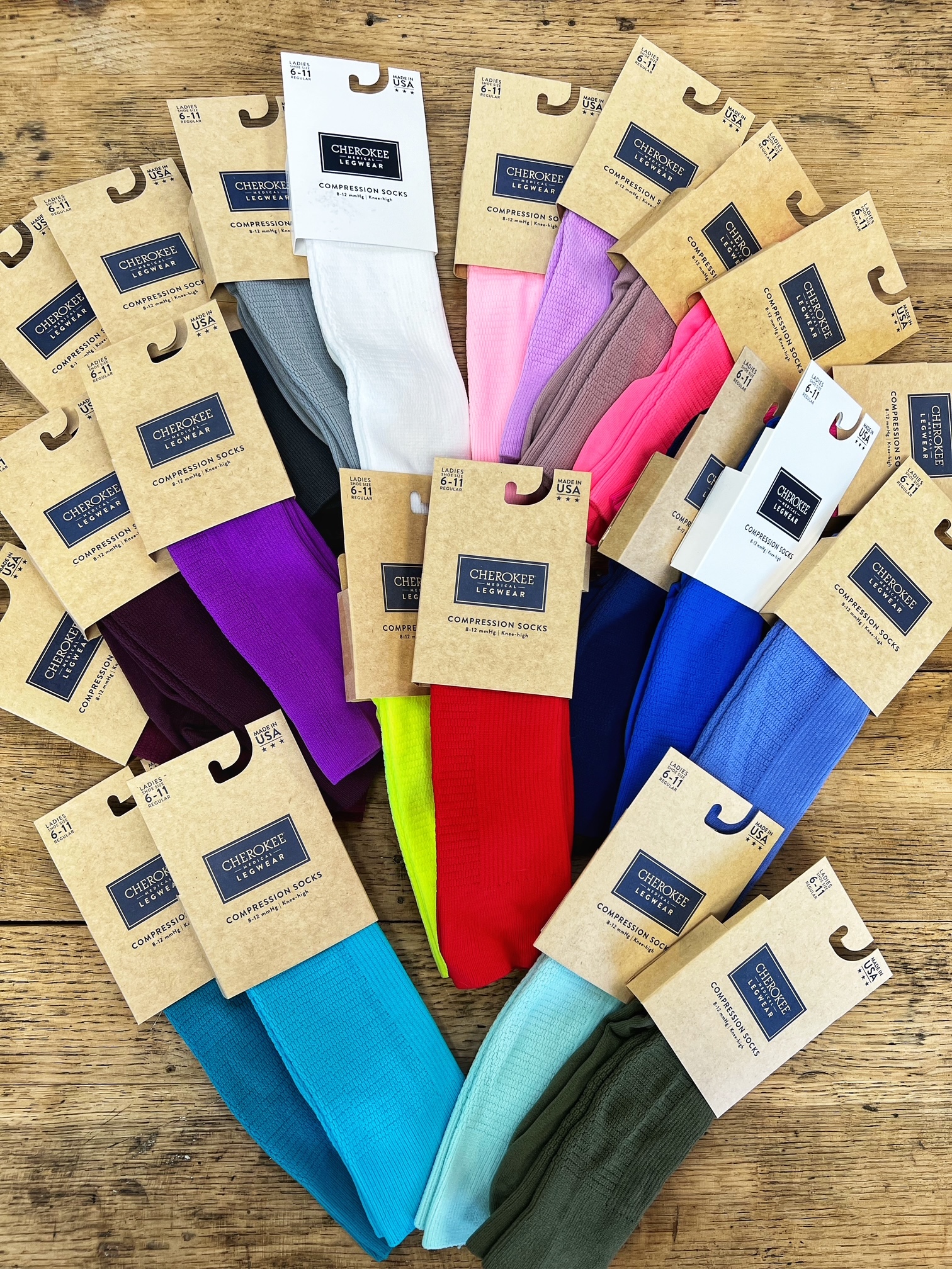 Cherokee Compression Socks *Best Seller* FITS WIDE CALF TOO!