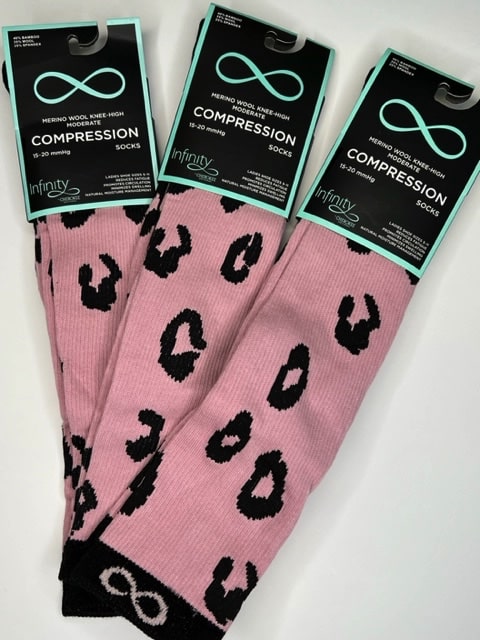 Frosted Cheetah Compression Socks