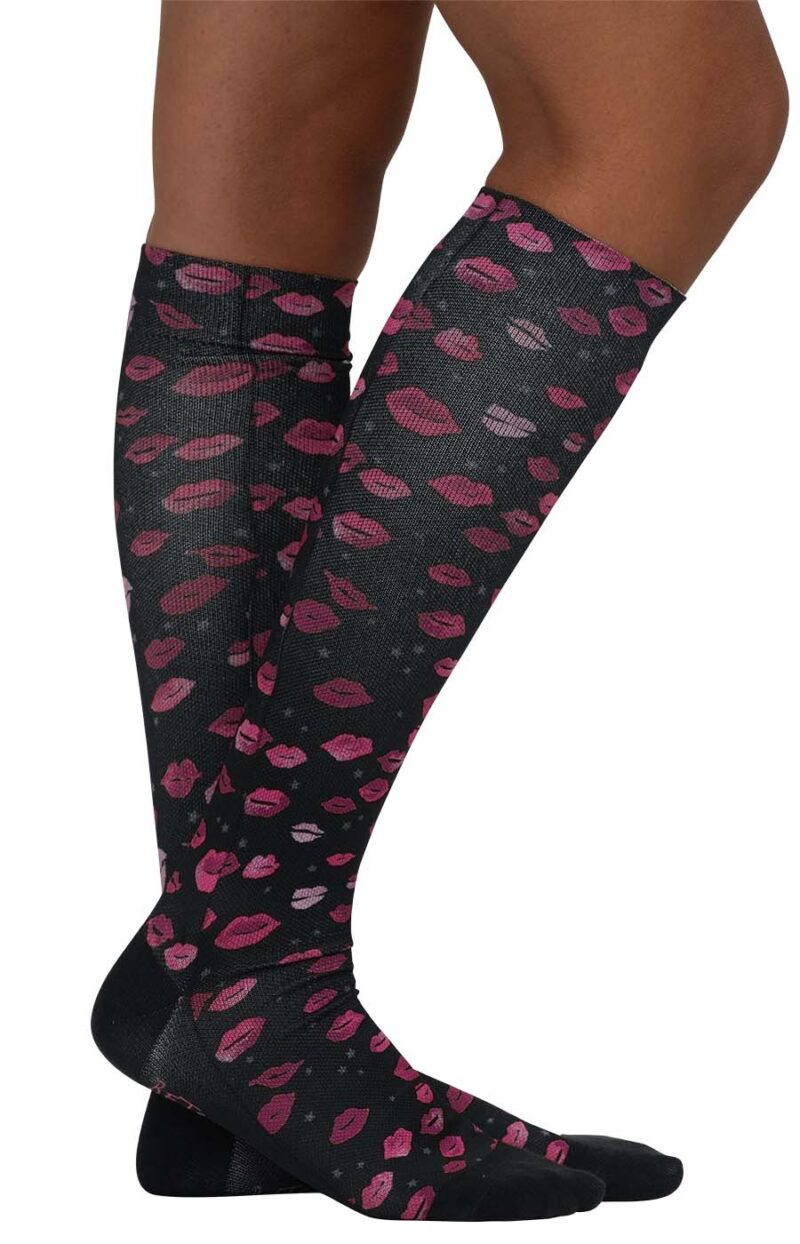 Betsey Johnson Lips Compression Socks