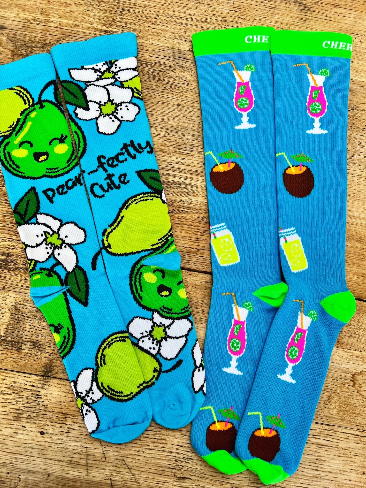 Pear-fectly Cute Compression Socks