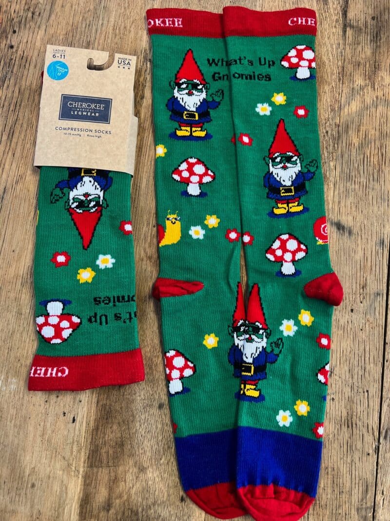 What's Up Gnomies Compression Socks