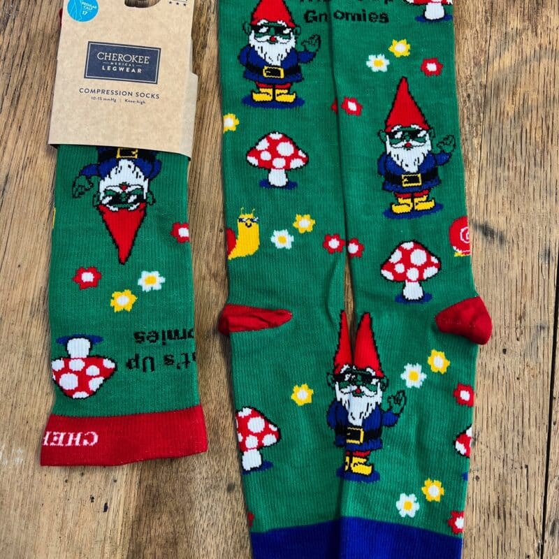 What's Up Gnomies Compression Socks