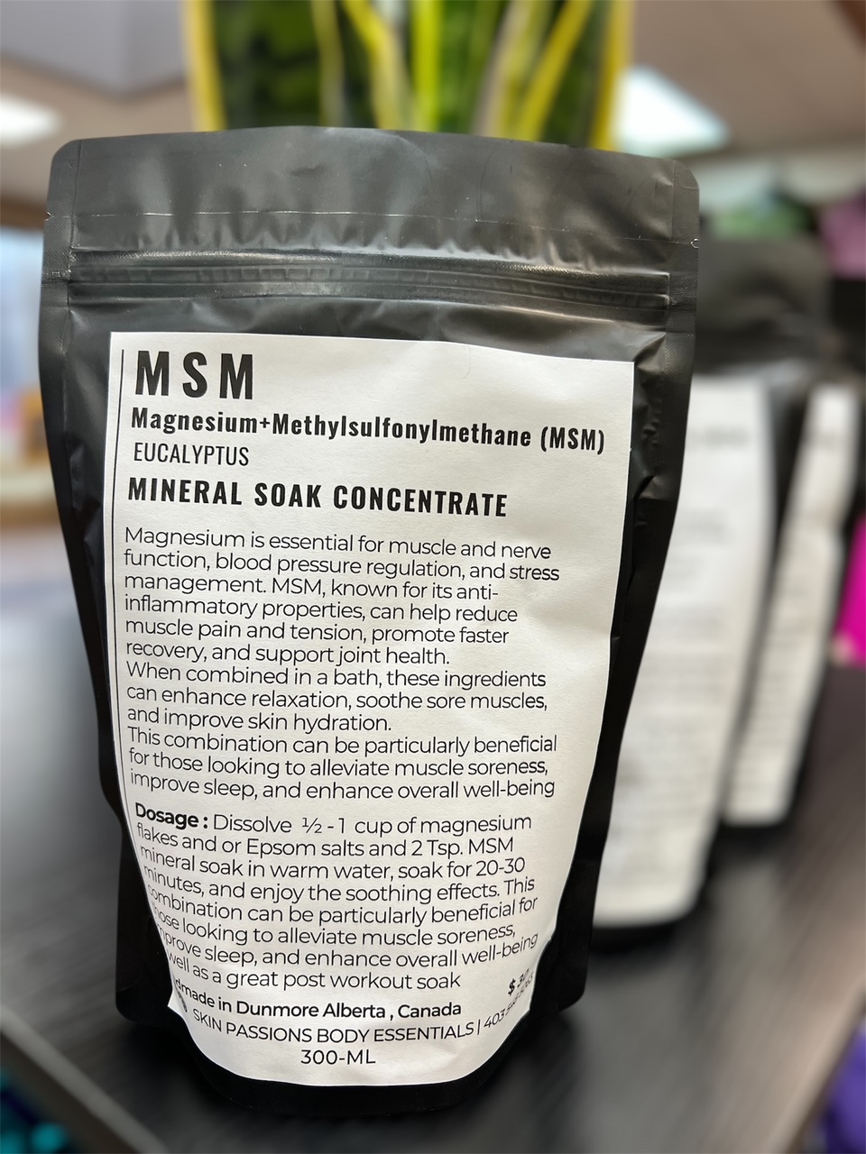 Skin Passions MSM Magnesium Mineral Soak Concentrate